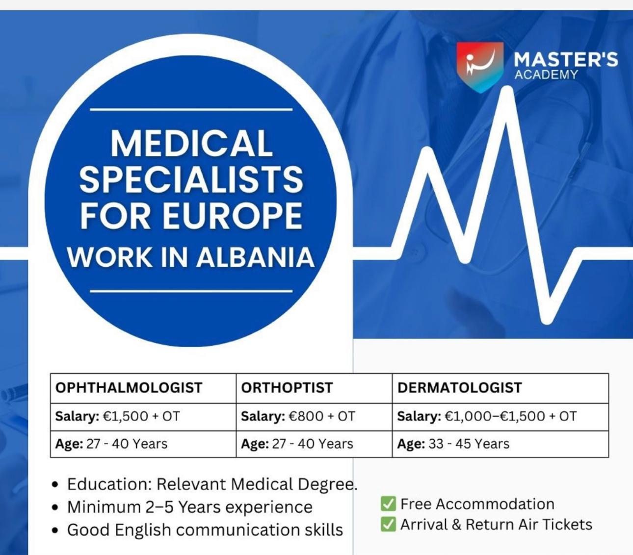 Medical Jobs Albania