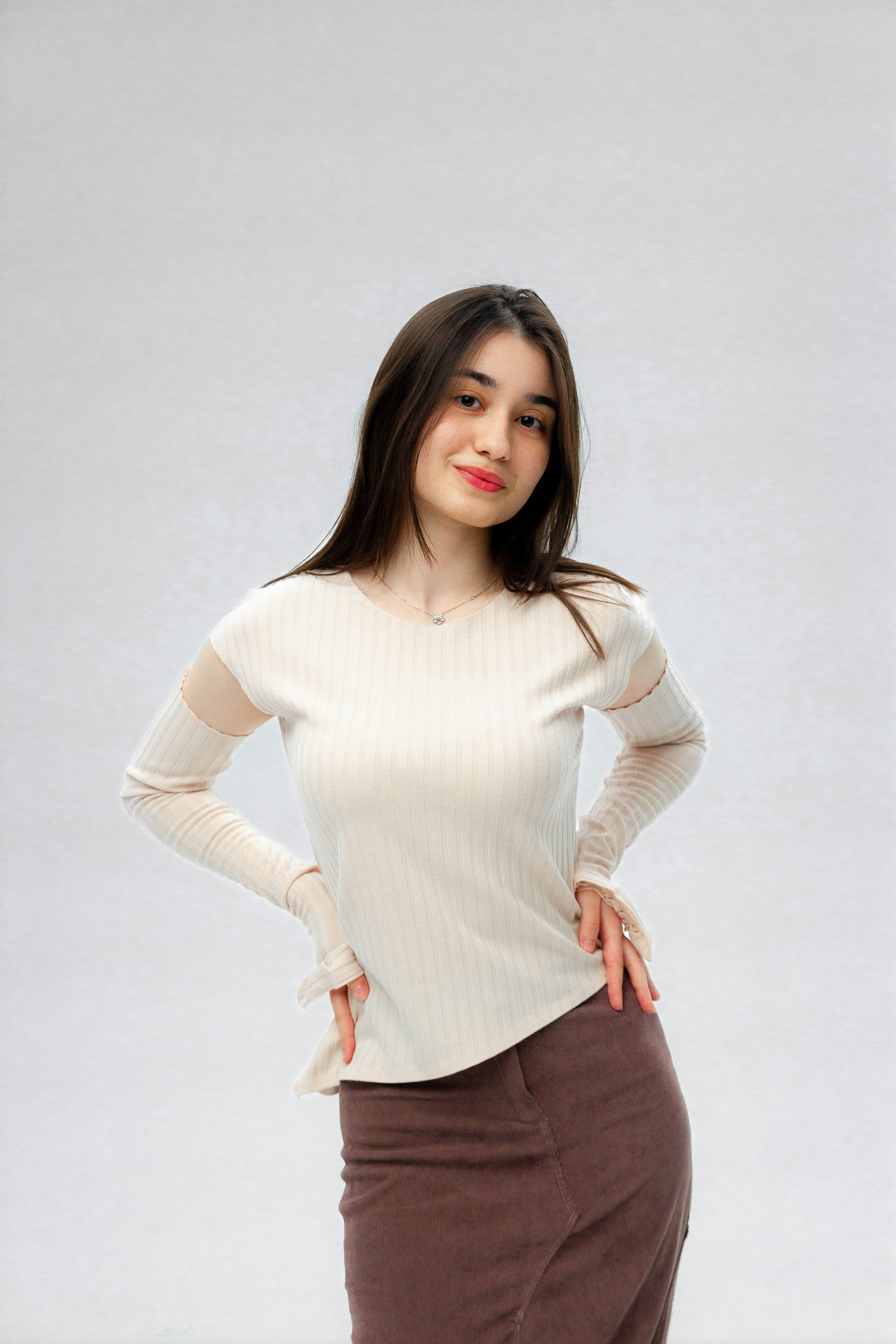 Portrait of Priya Sharma, successful Canadian PR applicant smiling confidently